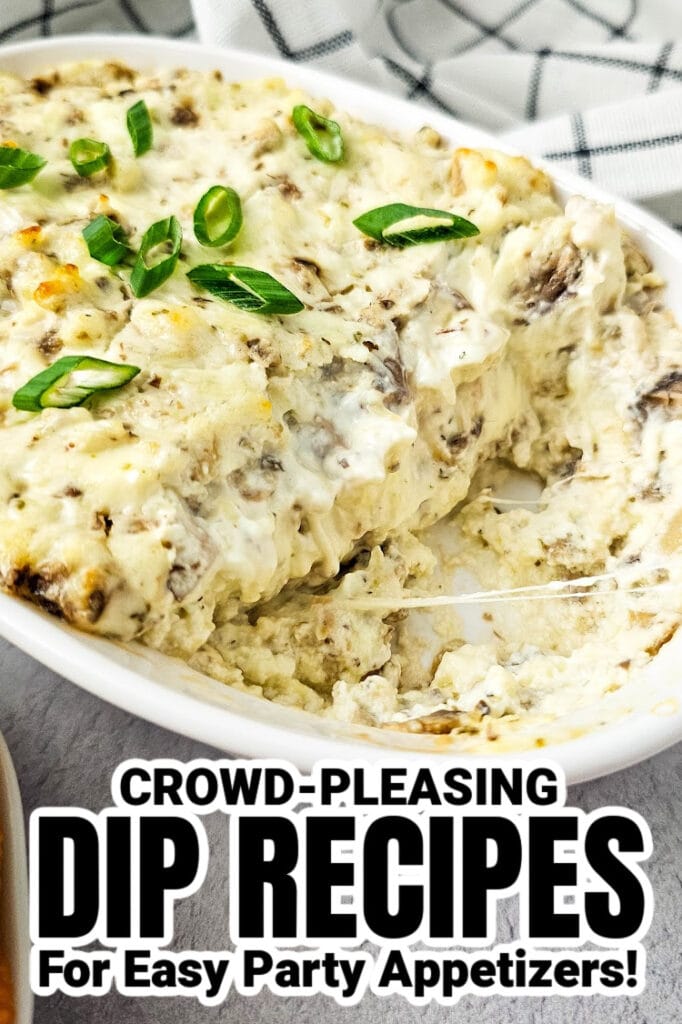 dip recipes - Creamy Mushroom Dip