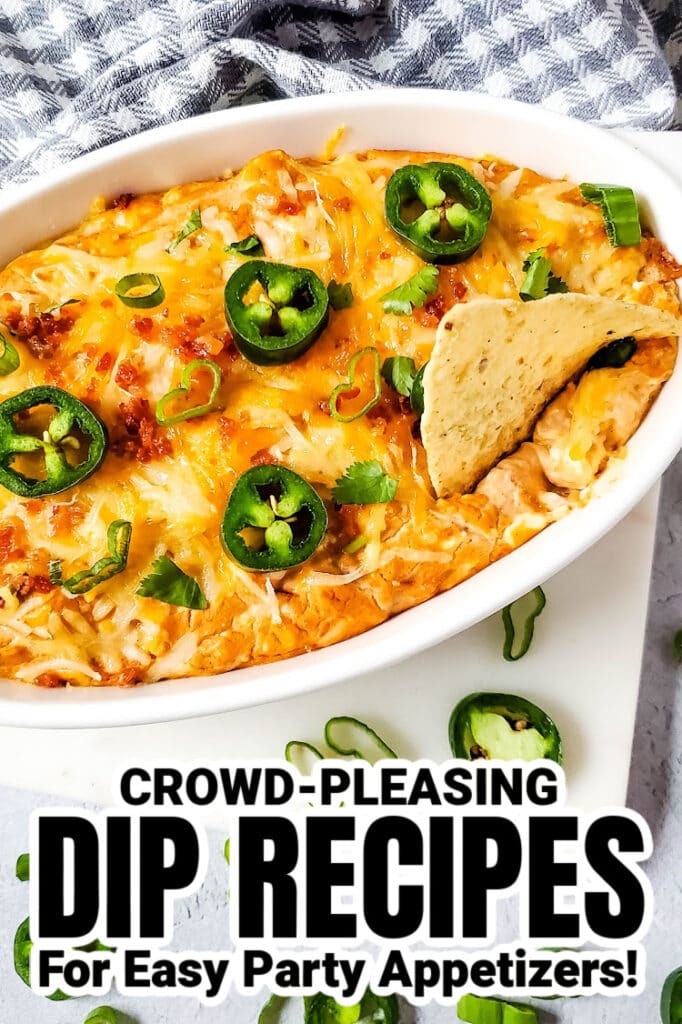 dip recipes Hot Cheesy Bacon Bean Dip