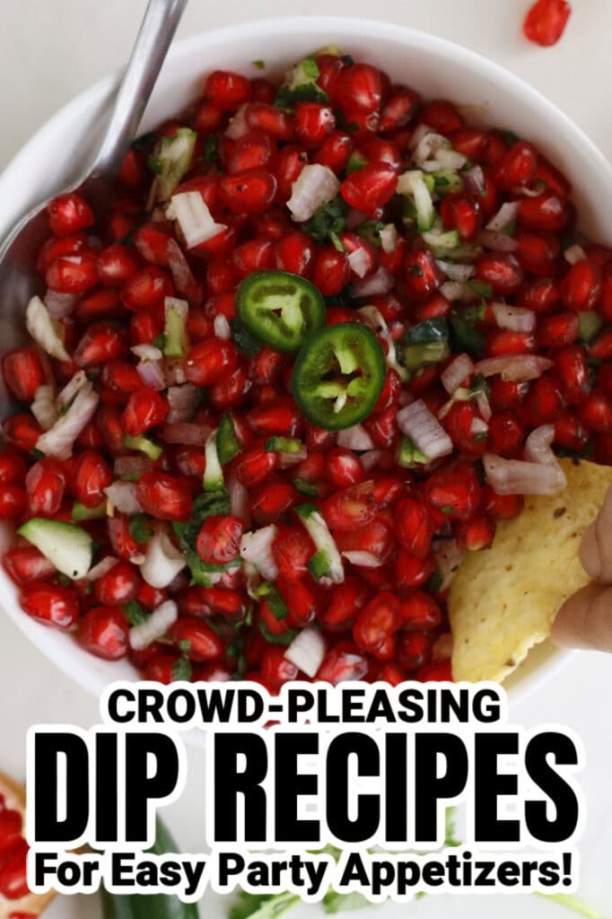 dip recipes - Pomegranate Salsa