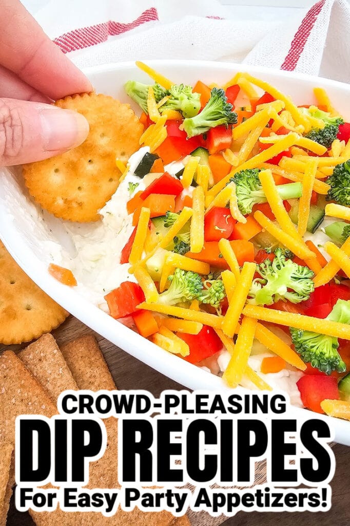 dip recipes -Veggie Pizza Dip