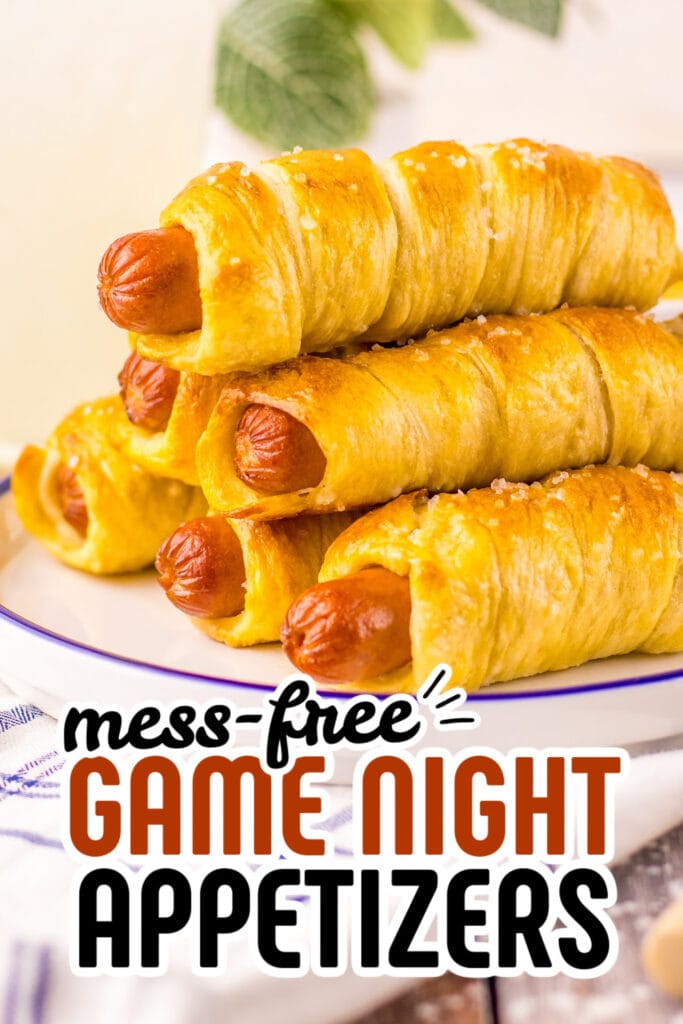 game night appetizers - Homemade Pretzel Dogs