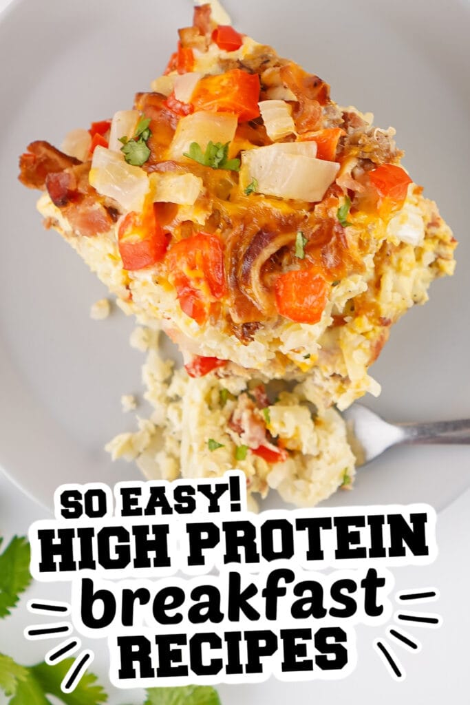 high protein breakfast - Hash Browns Crockpot Breakfast Casserole