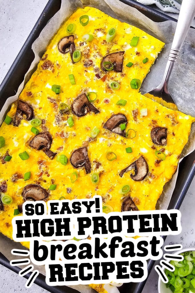 high protein breakfast - Sheet Pan Frittata