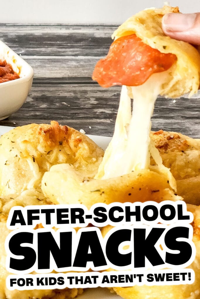 kids school snacks - Cheesy Pepperoni Pizza Biscuits