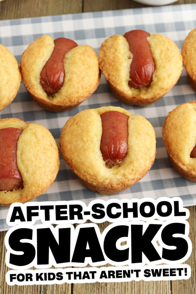 kids school snacks - Corndog Mini Muffins
