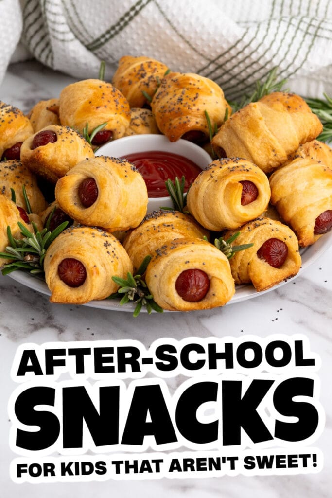 kids school snacks - Mini Piggies in a Blanket