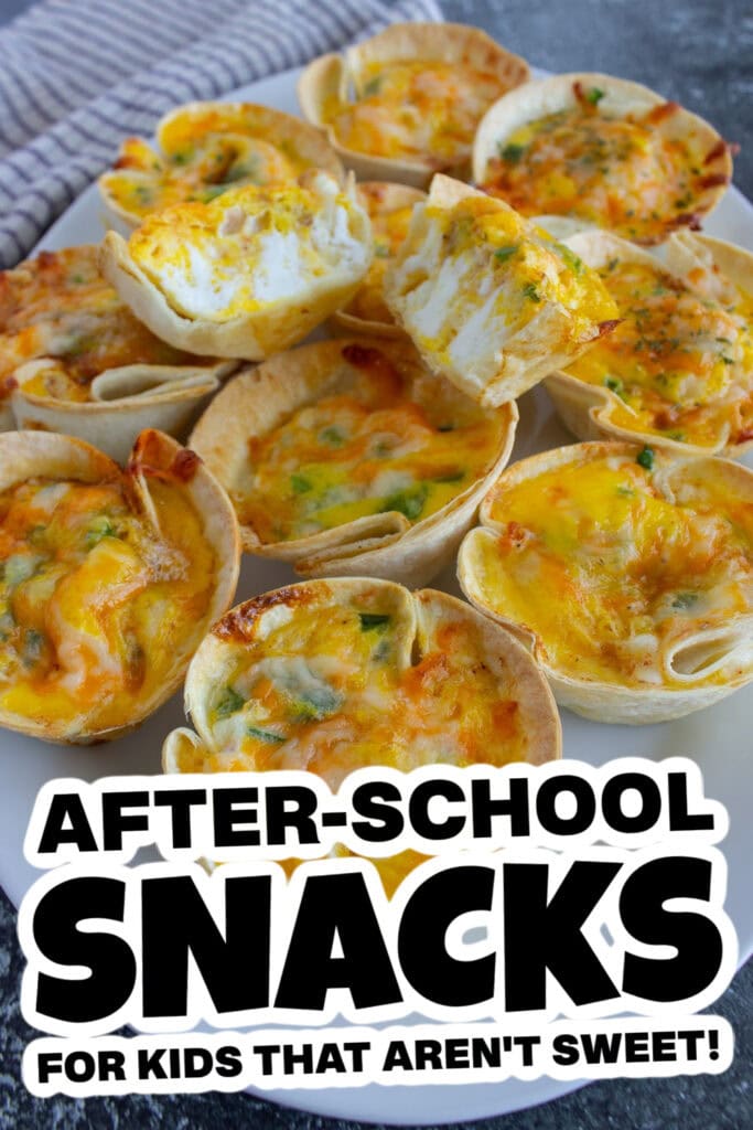 kids school snacks - Three Cheese Mini Quiches