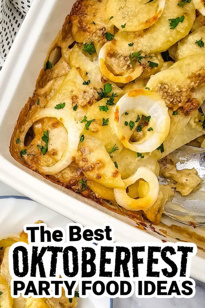 oktoberfest party foods - French Onion Potato Bake