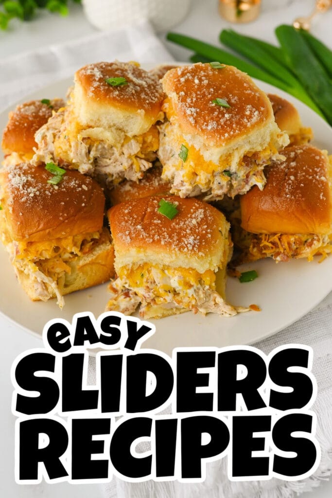 sliders recipes - Crack Chicken Sliders