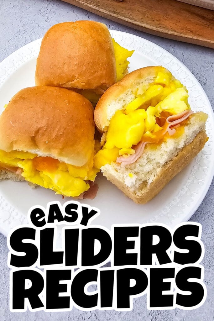 sliders recipes - Ham and Cheese Breakfast Sliders