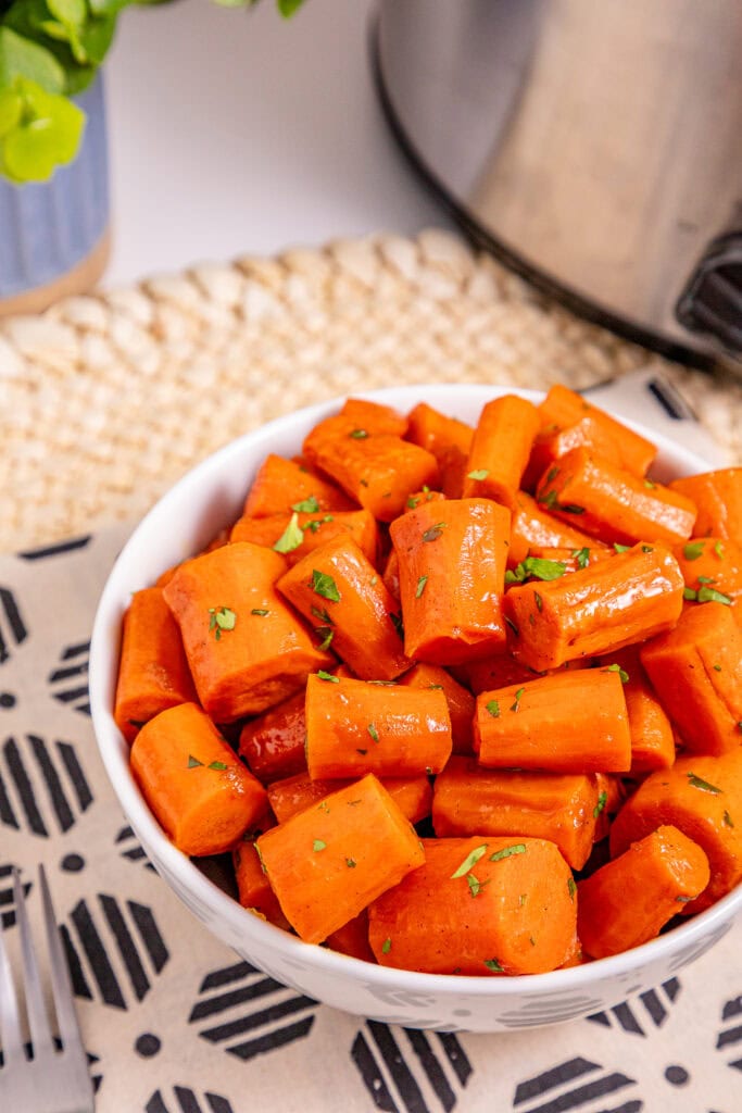 Slow Cooker Glazed Carrots Process Photo