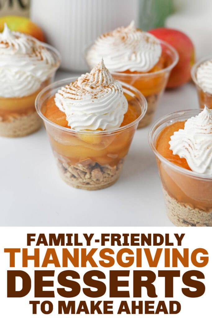 thanksgiving desserts - Apple Pie in a Cup
