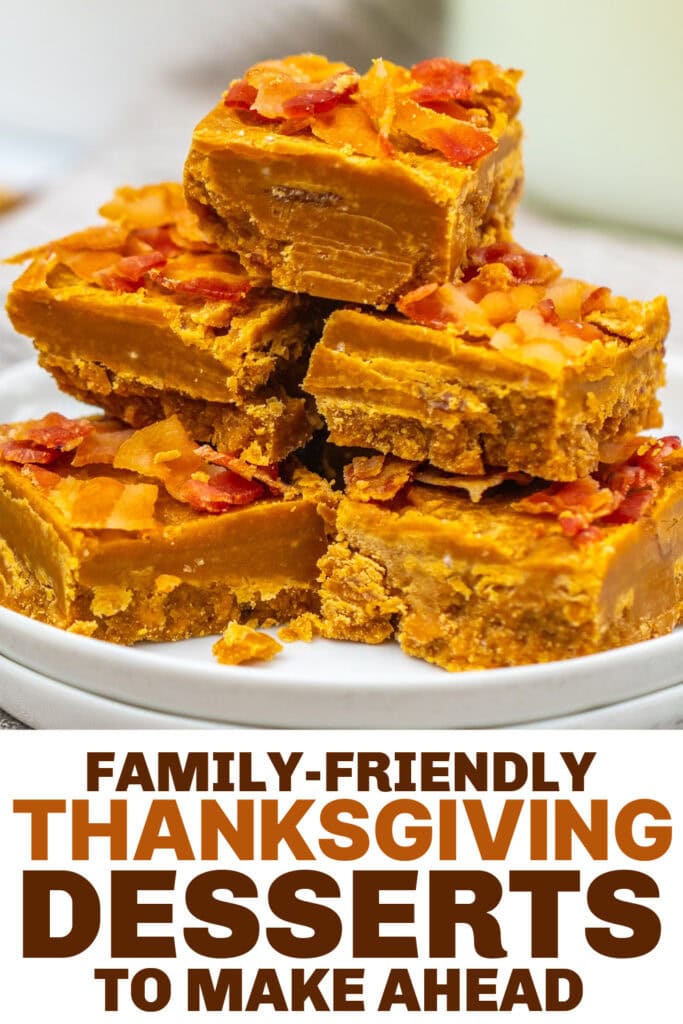 thanksgiving desserts - Chewy Maple Bacon Fudge