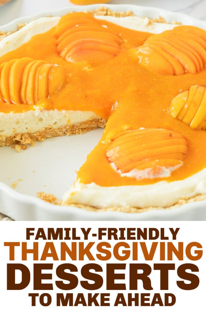 thanksgiving desserts - Fresh Apricot Cheesecake Tart