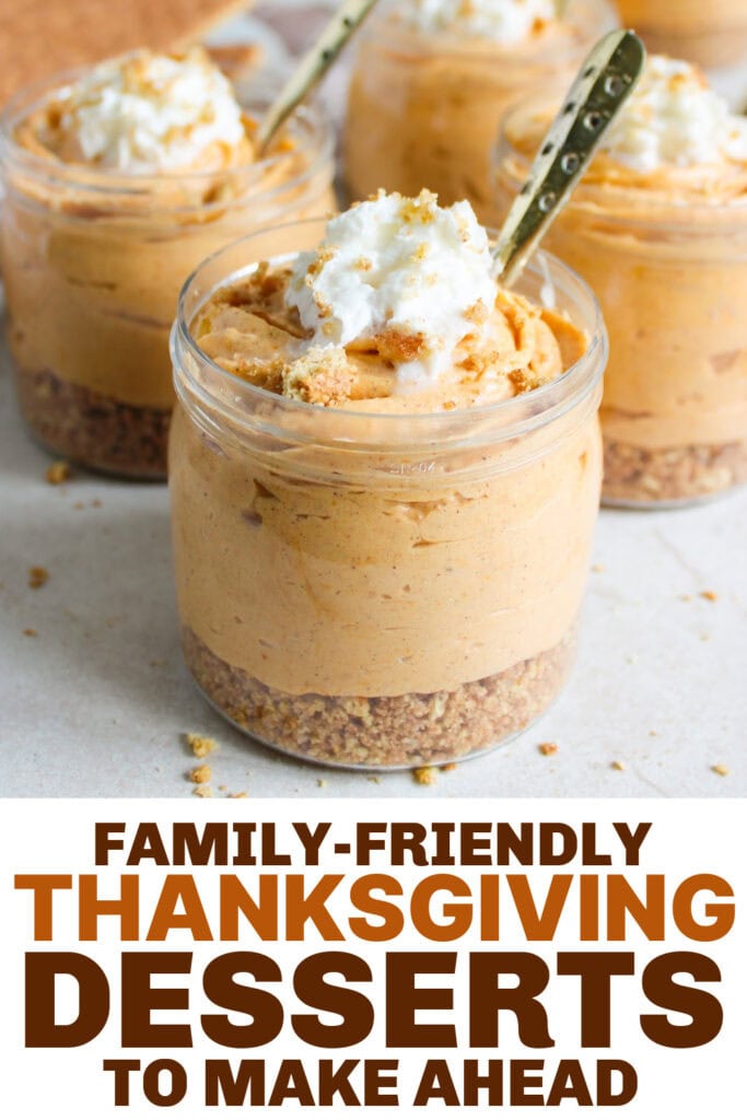 thanksgiving desserts - No Bake Pumpkin Cheesecake Cups