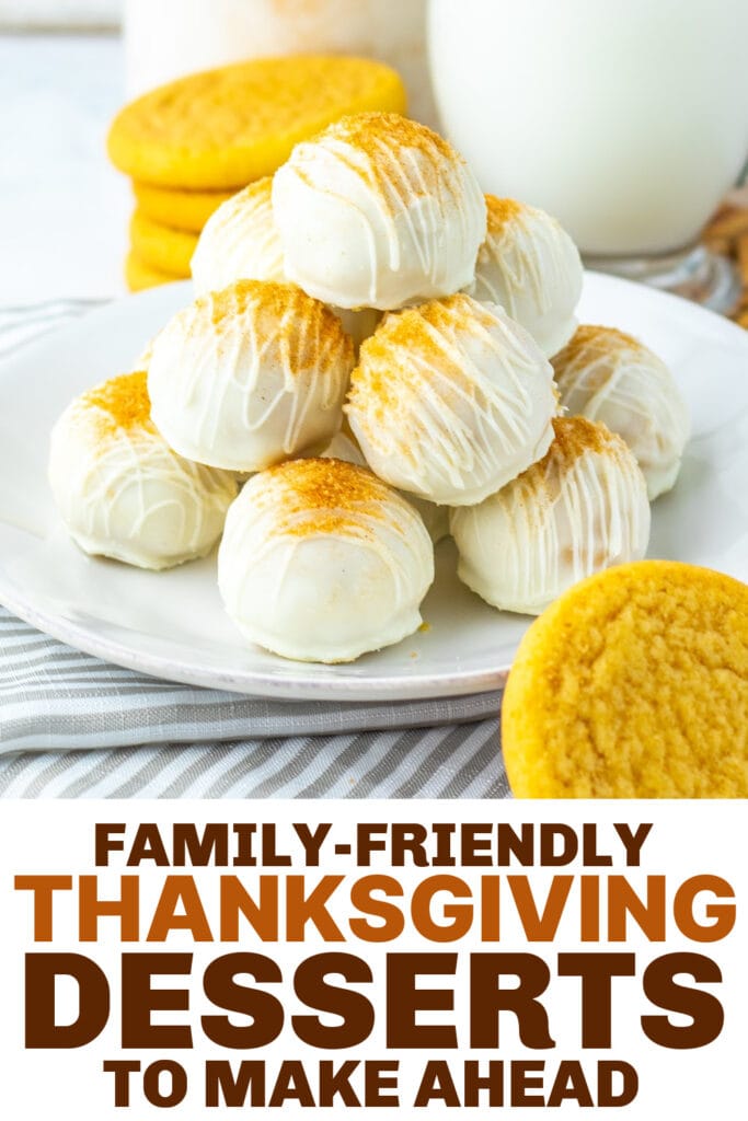 thanksgiving desserts - Soft Snickerdoodle Truffles