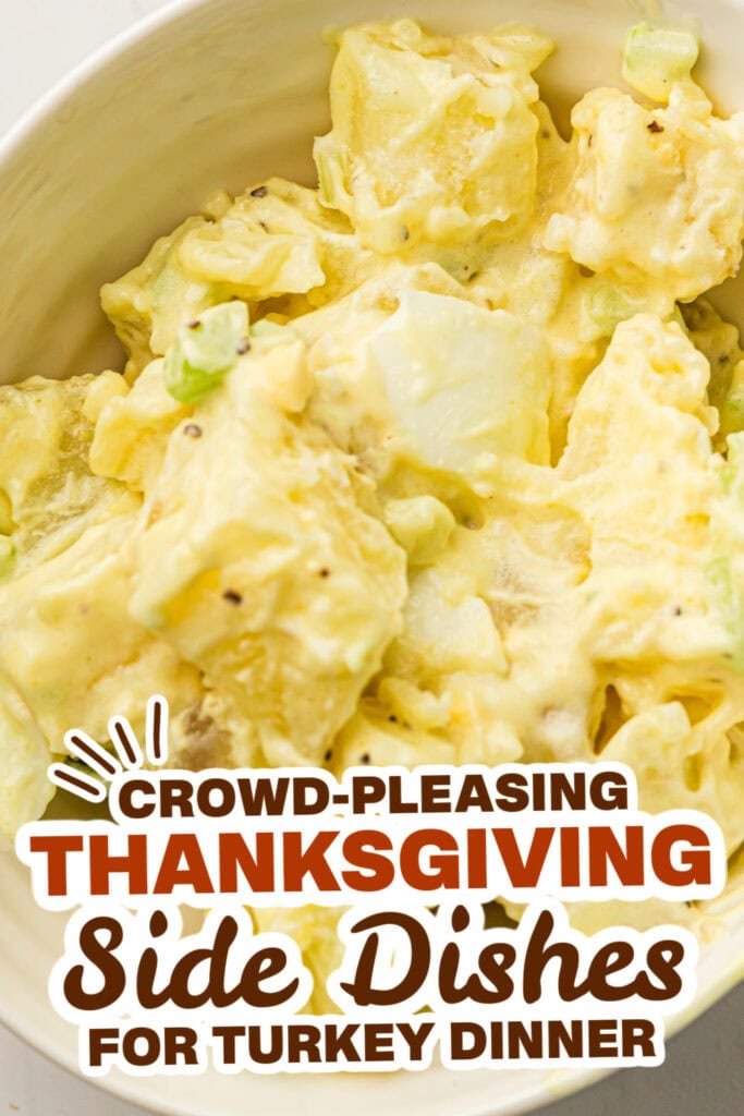 thanksgiving side dish recipes - Classic American Potato Salad