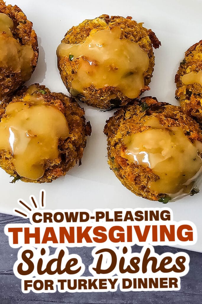 thanksgiving side dish recipes - Stuffing Muffin Tin Bites