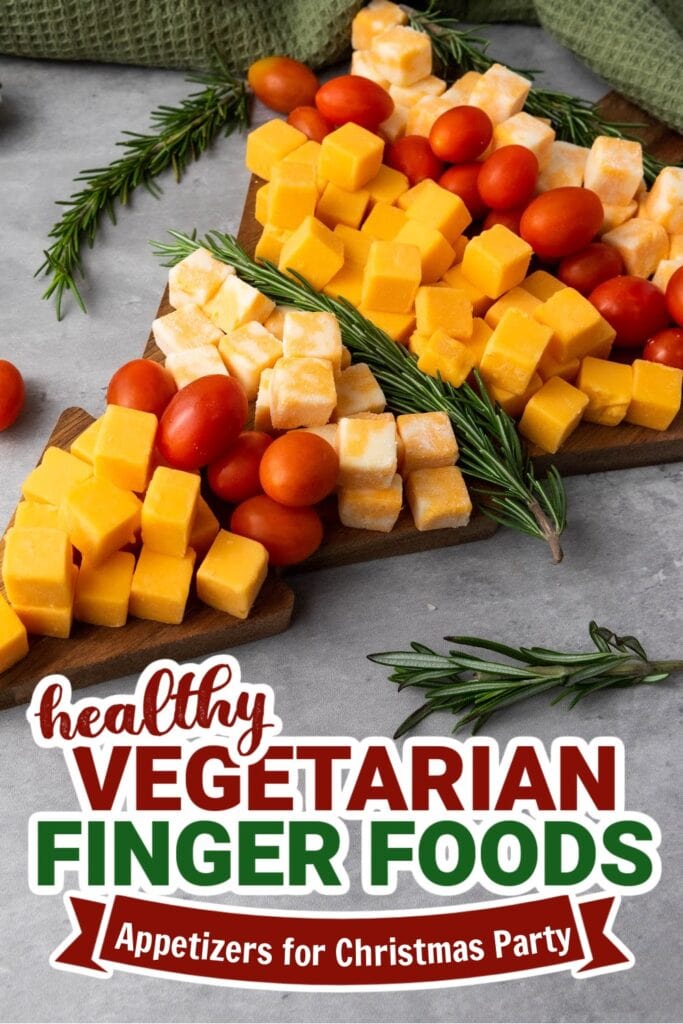 vegetarian appetizers for christmas party - Christmas Tree Cheese Platter