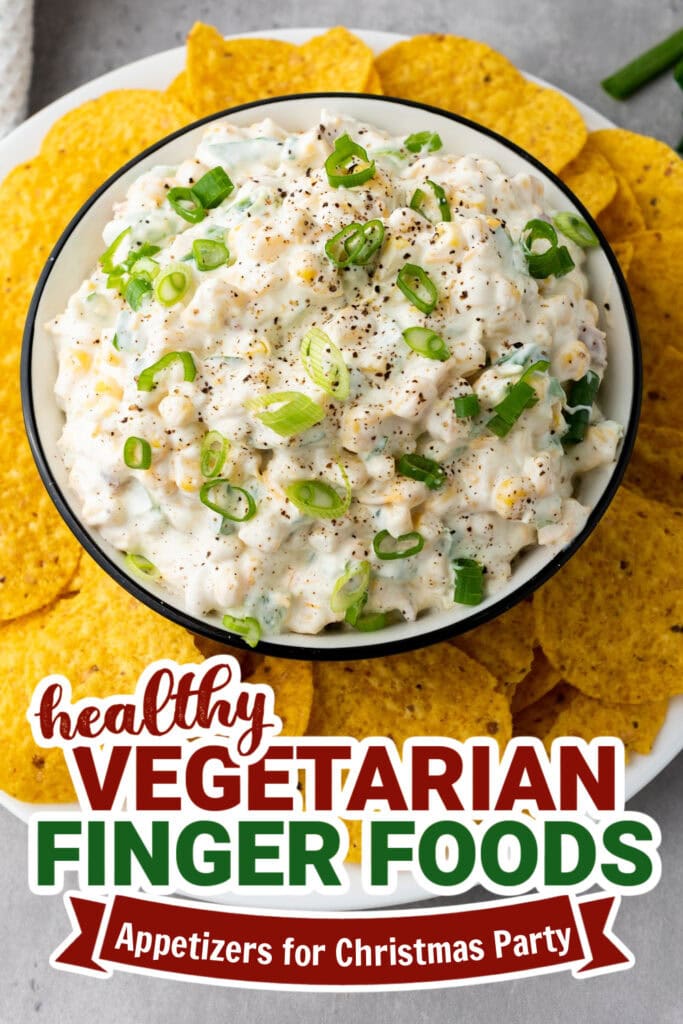 vegetarian appetizers for christmas party - Creamy Corn Dip