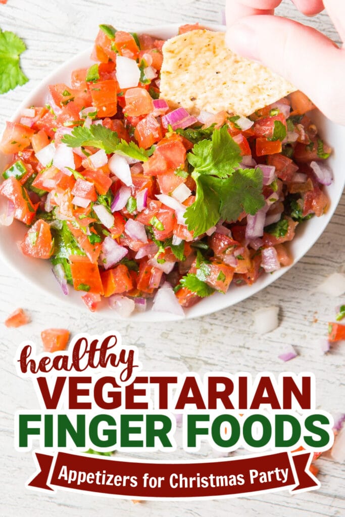 vegetarian appetizers for christmas party - Fresh & Zesty Pico de Gallo Recipe