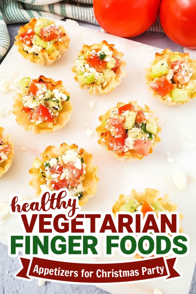 vegetarian appetizers for christmas party - Mediterranean Feta Bites
