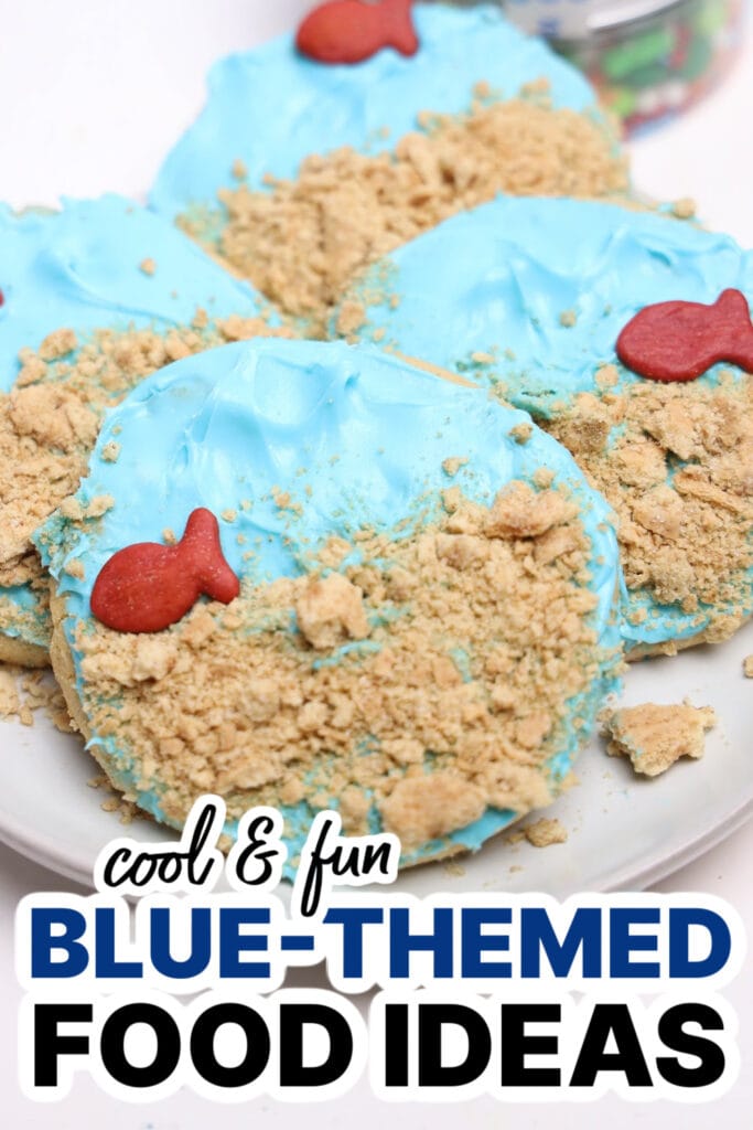 Blue Food Ideas-Ocean Cookies
