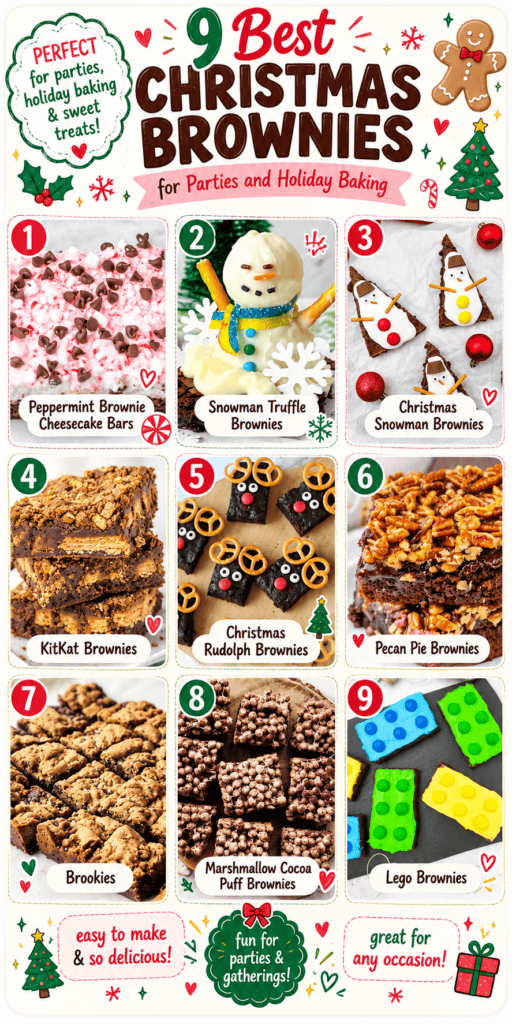 christmas brownies