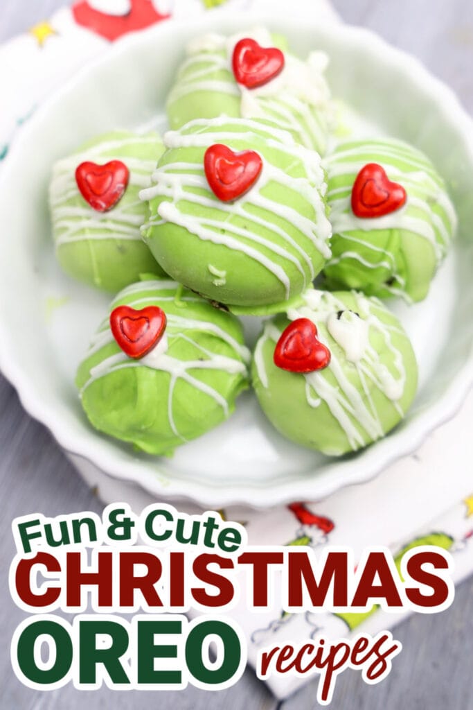 Christmas Pretzels-Grinch-Themed Oreo Balls