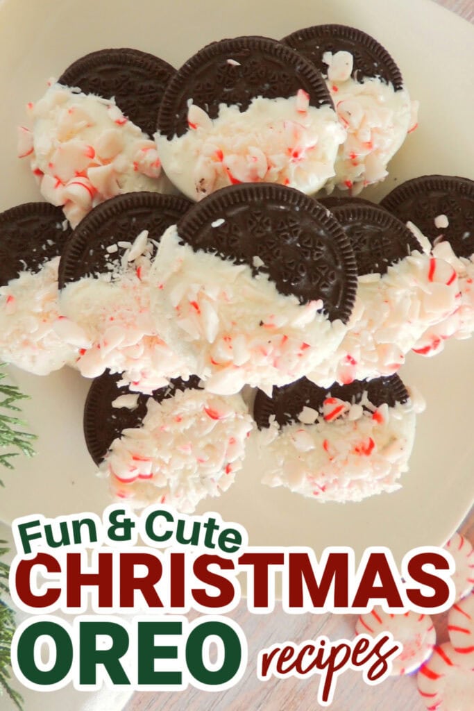 Christmas Pretzels-Peppermint Oreos