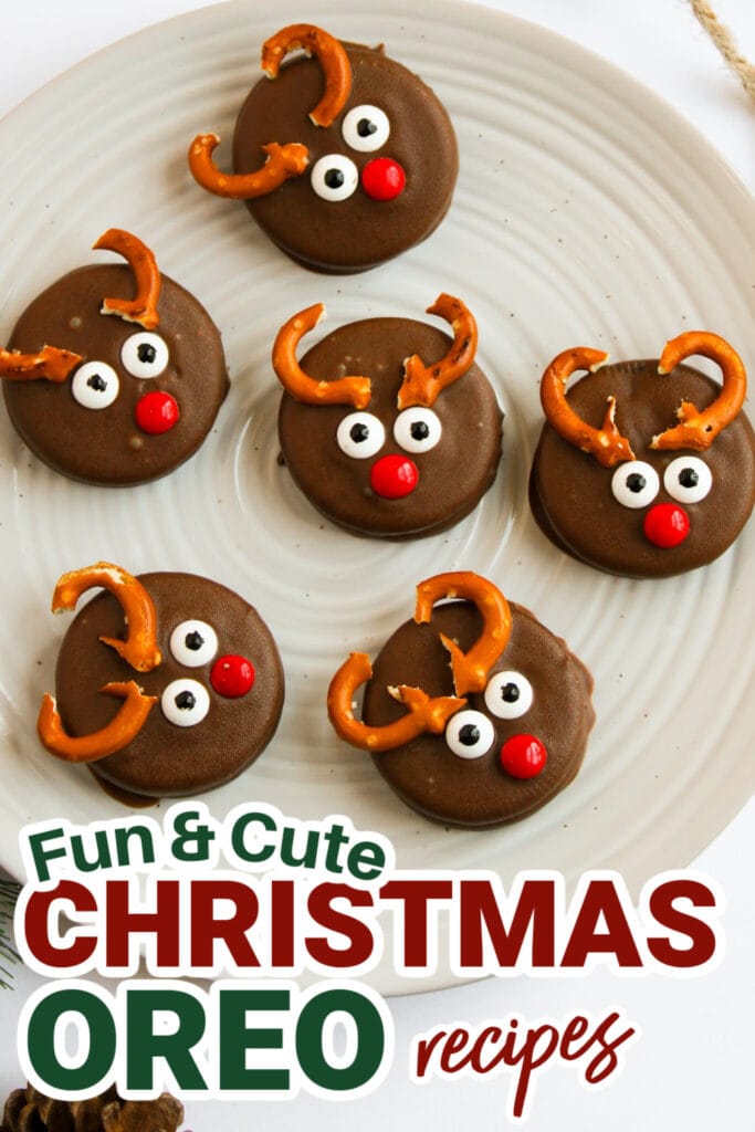 Christmas Pretzels-Reindeer Chocolate Oreos