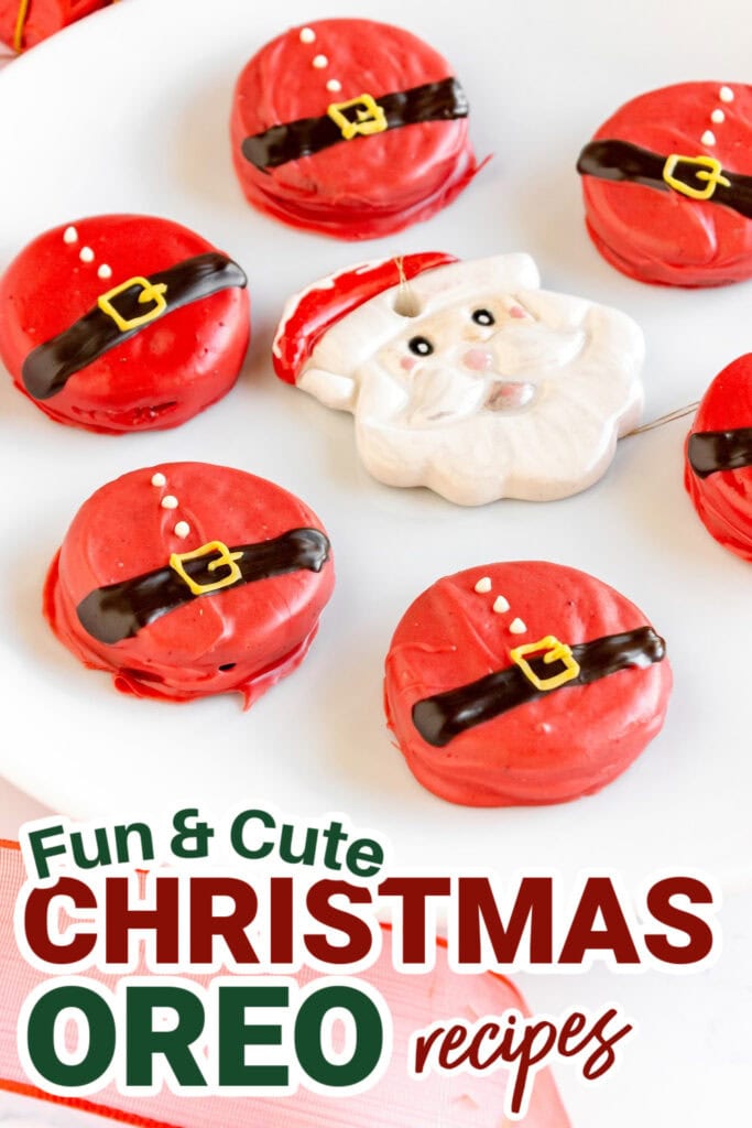 Christmas Pretzels-Santa Oreos