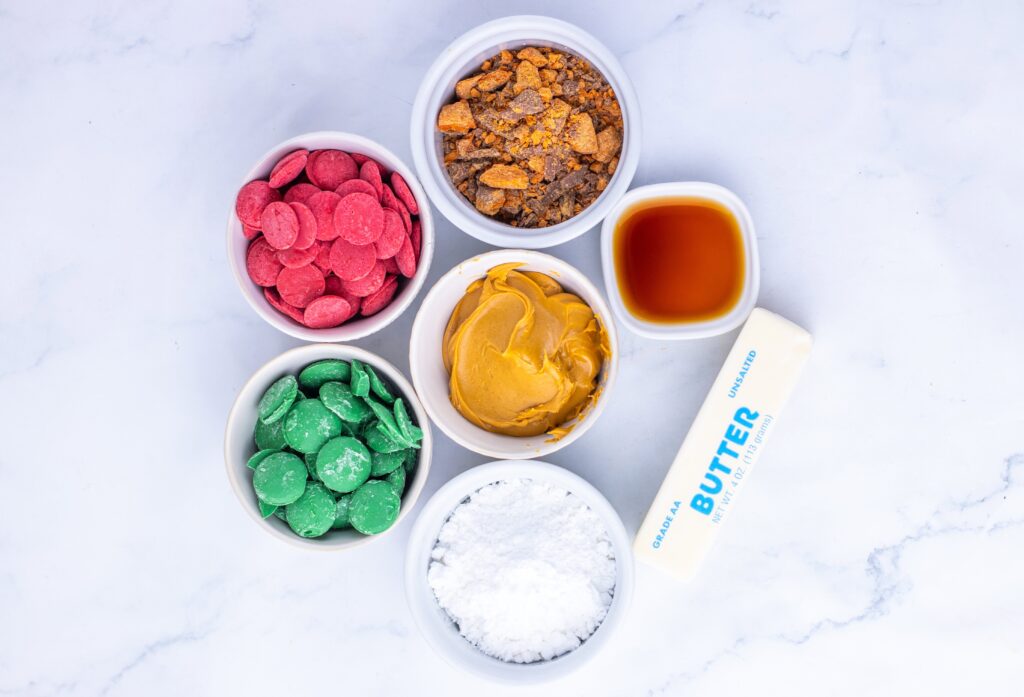 Festive Butterfinger Balls Process Ingredients