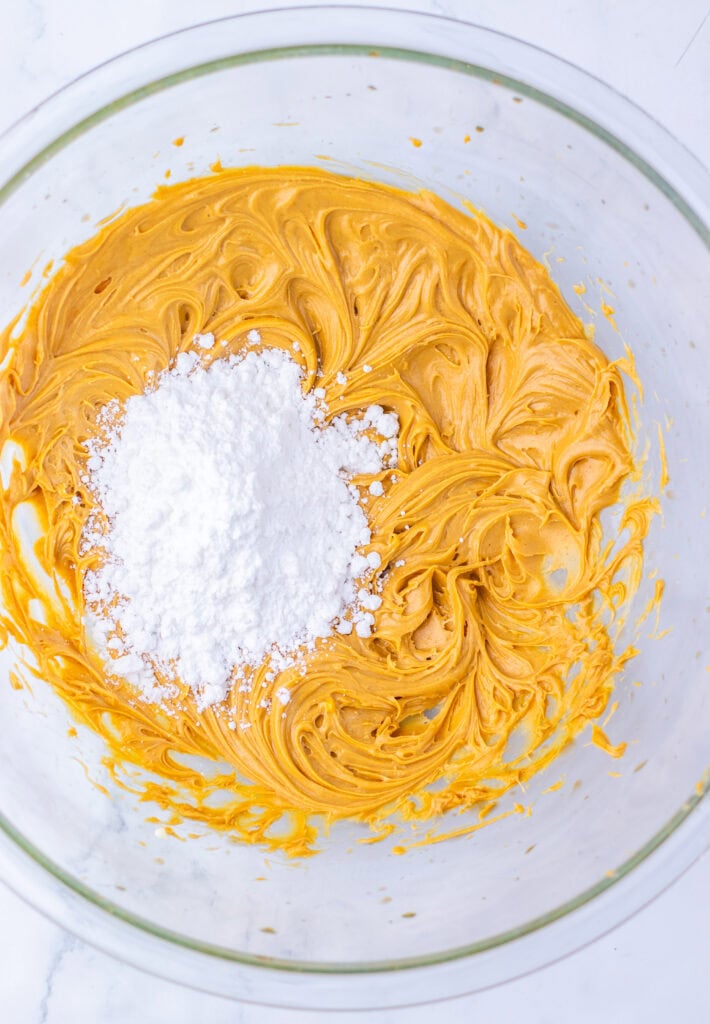 Festive Butterfinger Balls Process Photo