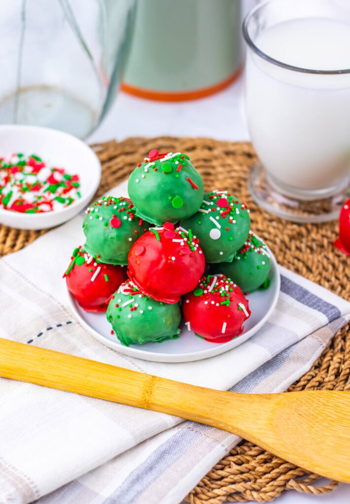 Festive Butterfinger Balls Process Photo
