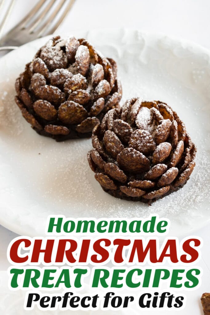 Gifting Christmas Treats-Christmas Edible Chocolate Pine Cones