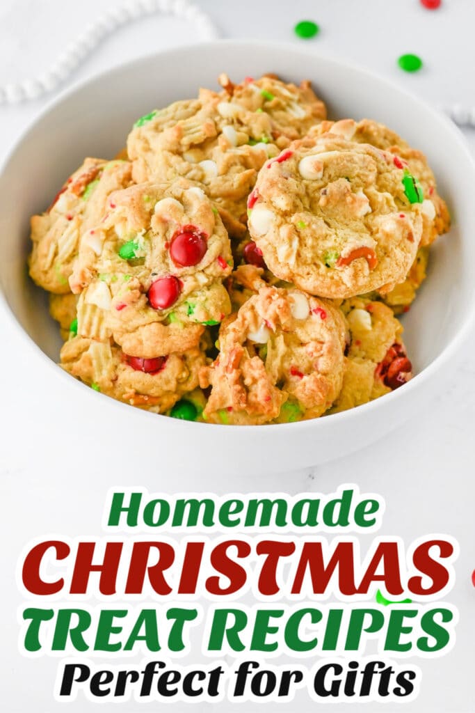 Gifting Christmas Treats-Christmas Kitchen Sink Cookies