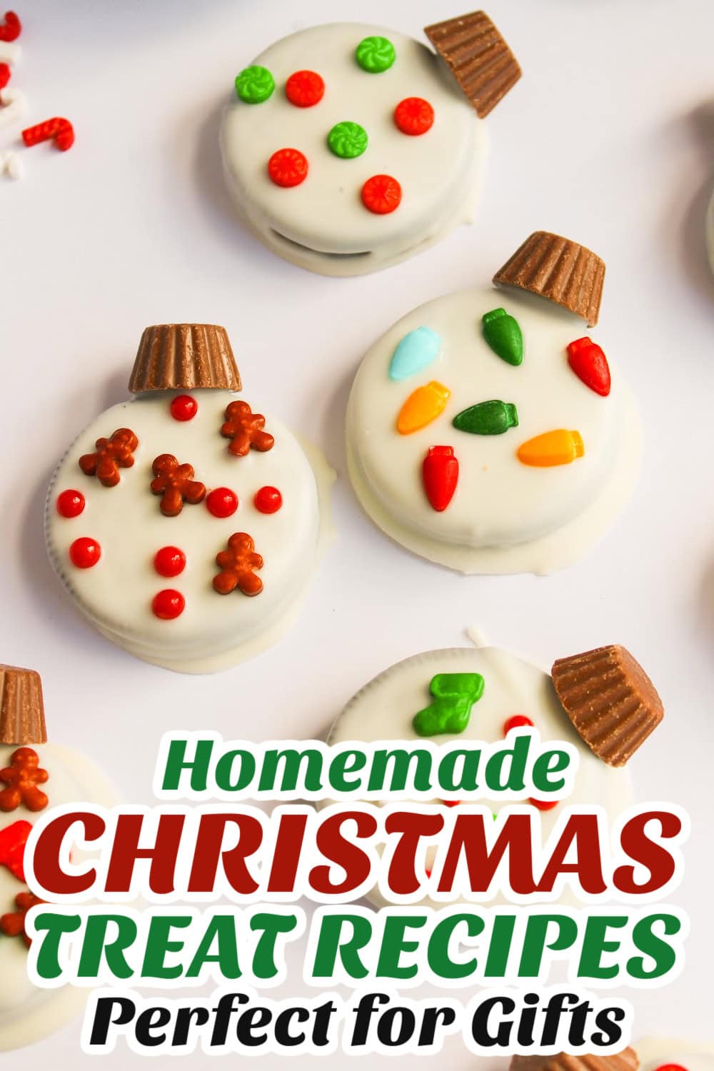 Gifting Christmas Treats-Christmas Ornament Oreos