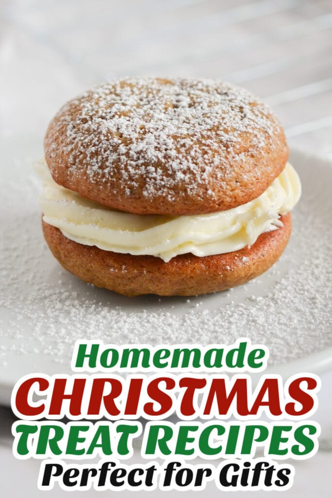 Gifting Christmas Treats- Gingerbread Whoopie Pies