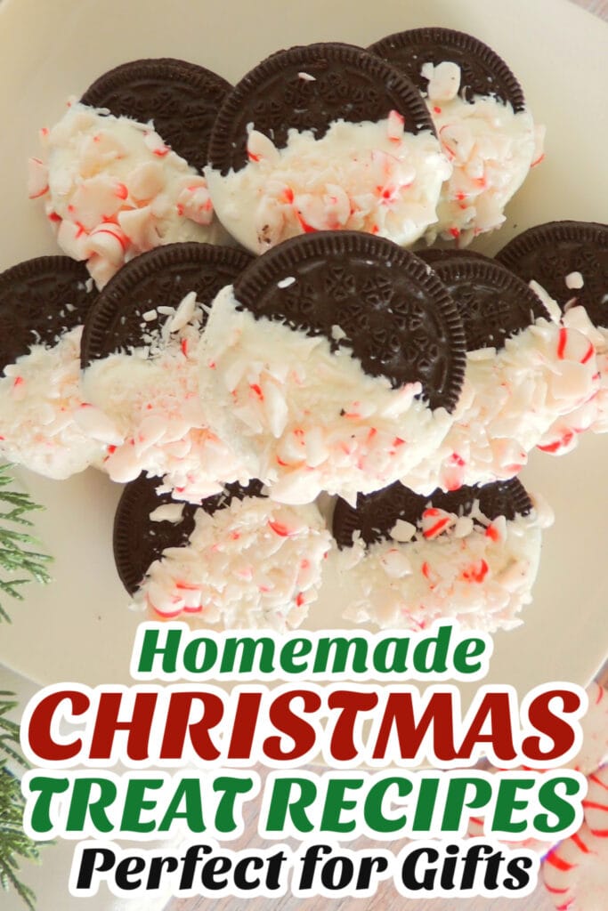 Gifting Christmas Treats- Peppermint Oreos