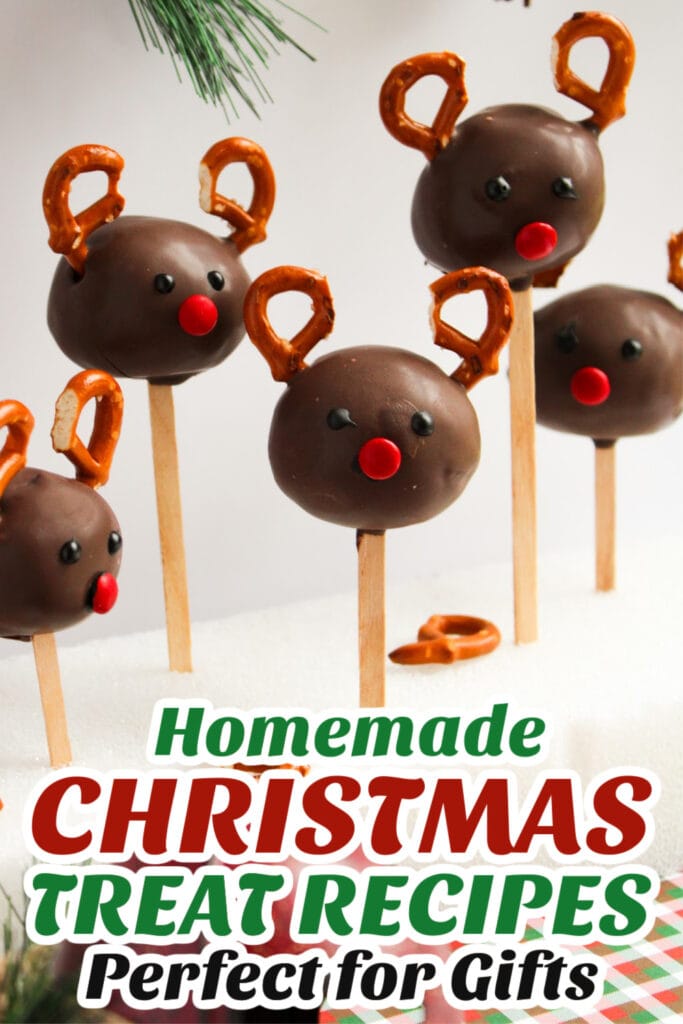 Gifting Christmas Treats-Reindeer Cake Pops