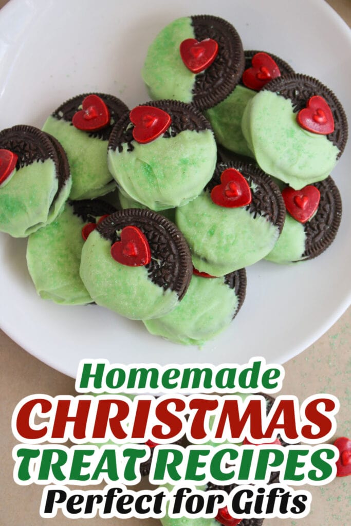 Gifting Christmas Treats- The Grinch Oreos