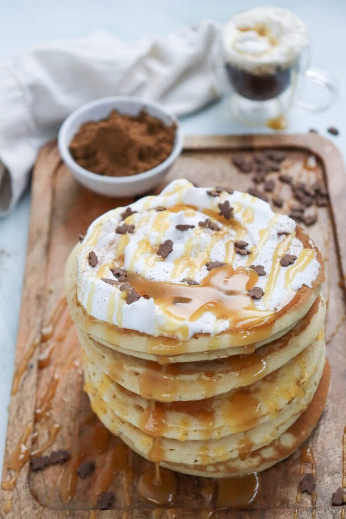 Gingerbread Pancakes Process Photo