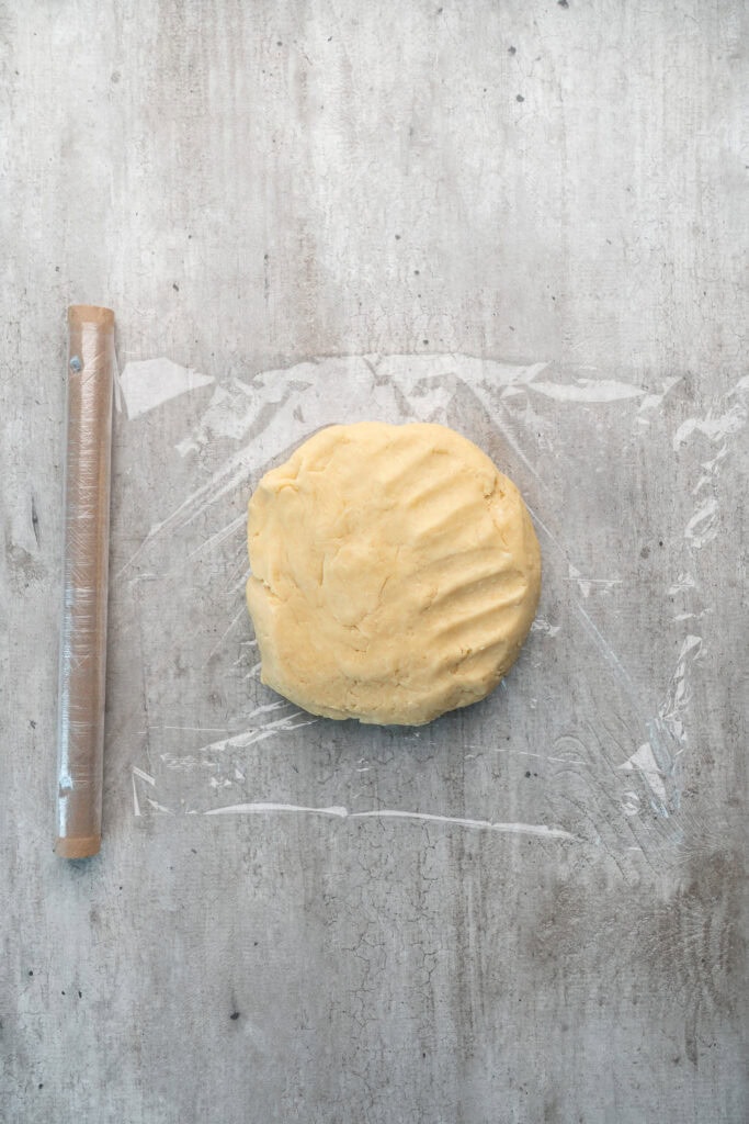 Mini Springtime Cheesecake Tarts Process Photo