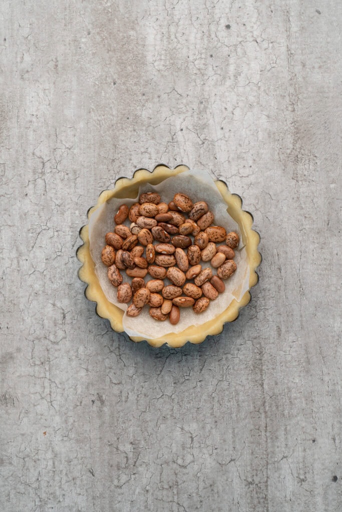 Mini Springtime Cheesecake Tarts Process Photo
