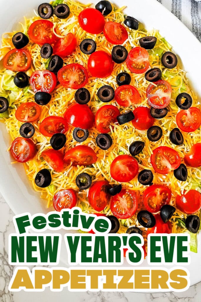 New Years Appetizers- Classic Taco Dip