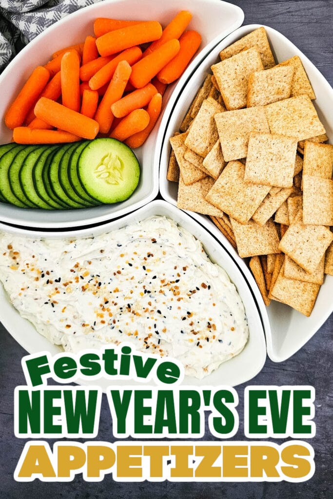 New Years Appetizers-Everything Bagel Dip