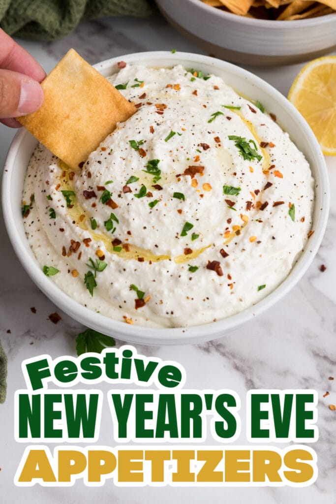 New Years Appetizers-Whipped Feta Dip