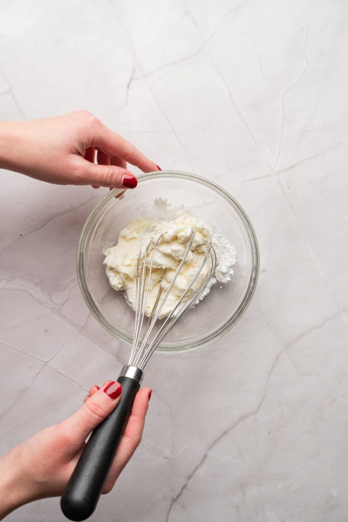 No-Bake Easter Egg Cheesecakes Process Photo