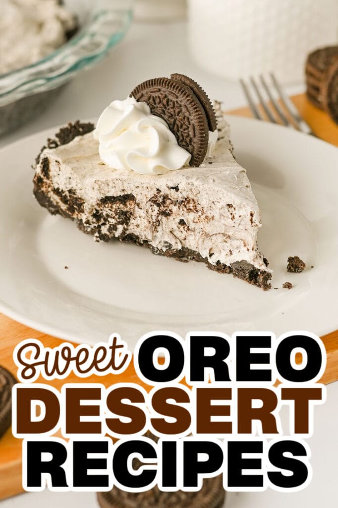 Oreo Dessert Recipes -No-Bake Oreo Cream Pie